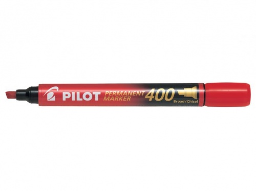 SCA-400 (R) Маркер перманентный PILOT SCA-400 4мм скошенный наконечник красный