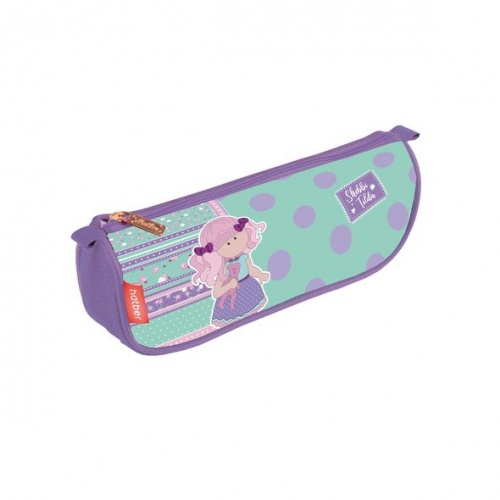 Npk_72162 Пенал Hatber 200х95х50мм на молнии мягкий -Happy Doll- ТИЛЬДА 