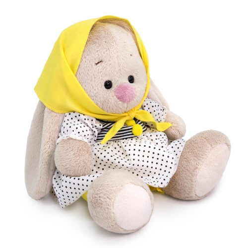 SidX-498 Игрушка мягконабивная Зайка Ми в платье с косынкой (малыш)