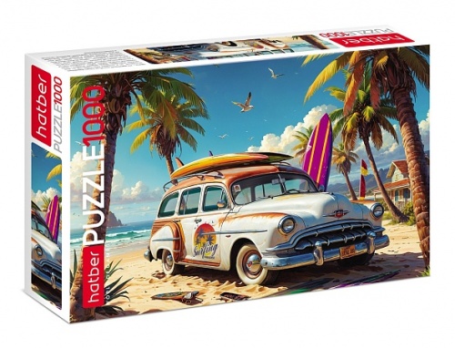 1000ПЗ2_33646 ПАЗЛЫ 1000 элементов А2ф 680х480мм  -Surf Travel-