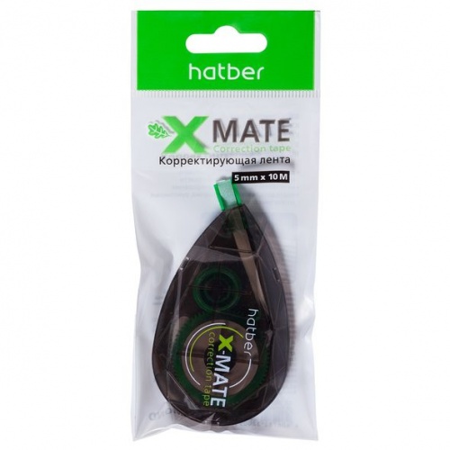 CT_058781 Корректирующая Лента Hatber X-Mate DIAMOND 5мм x 10м в пакете с европодвесом