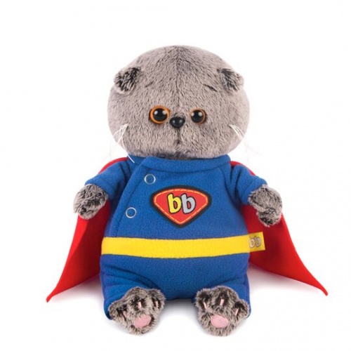 BB-024 Игрушка мягконабивная Басик BABY в костюме супермена