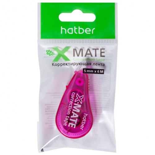 CT_058784 Корректирующая Лента Hatber X-Mate MINI 5мм х 6м в пакете с европодвесом