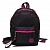 NRk_44133 Рюкзак Hatber FASHION -Черный с розовым- 33х25х16см полиэстер 1 отделение 1 карман 